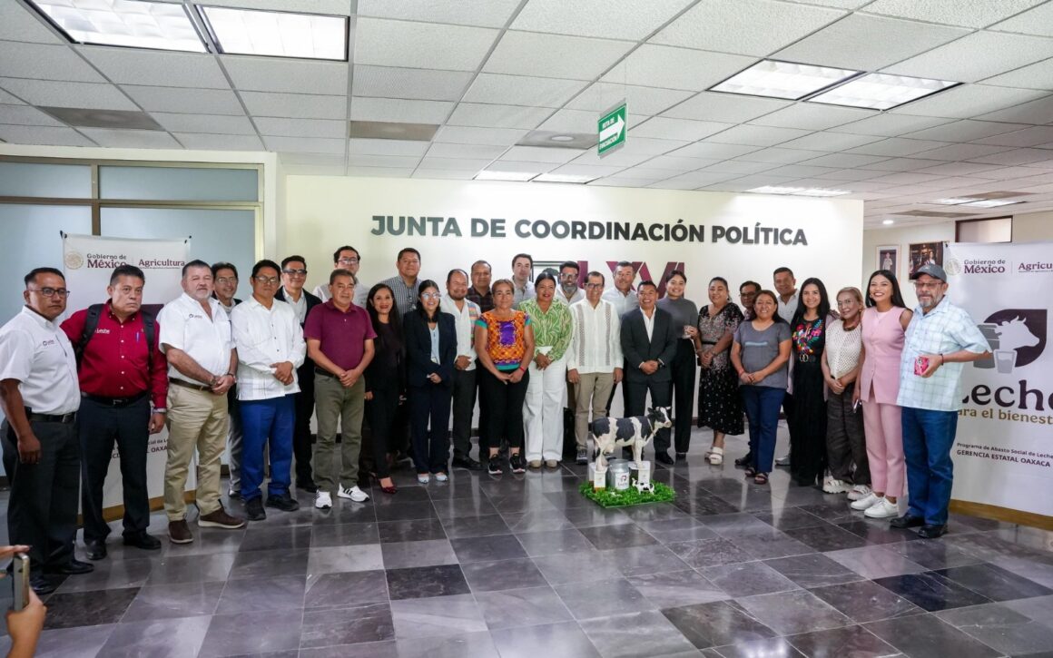 Congreso del Estado coordina reunión interinstitucional para fortalecer el Programa Leche para el Bienestar en Oaxaca