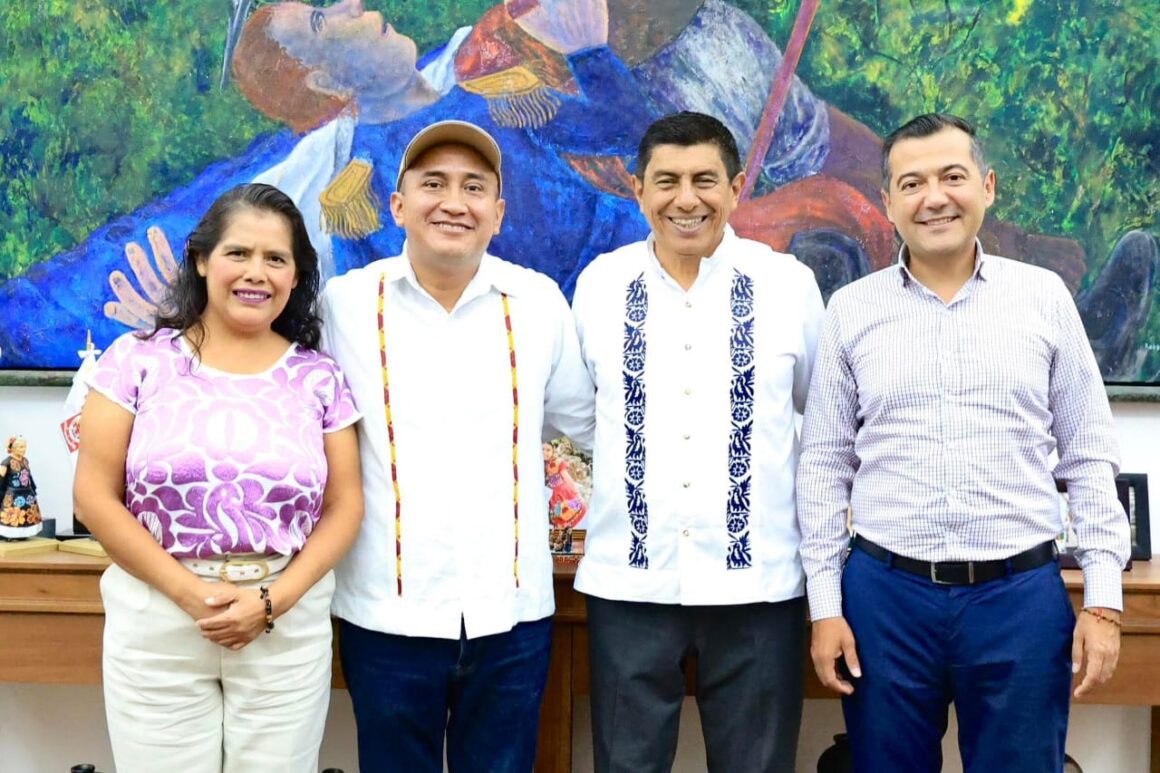 Senador Antonino Morales y el gobernador Salomón Jara fortalecen la coordinación por la transformación de Oaxaca
