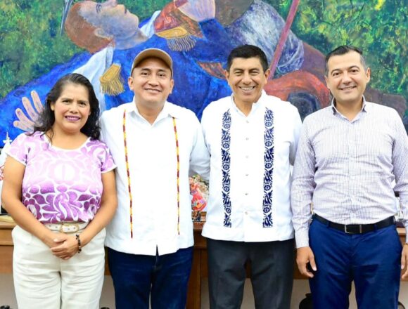 Senador Antonino Morales y el gobernador Salomón Jara fortalecen la coordinación por la transformación de Oaxaca