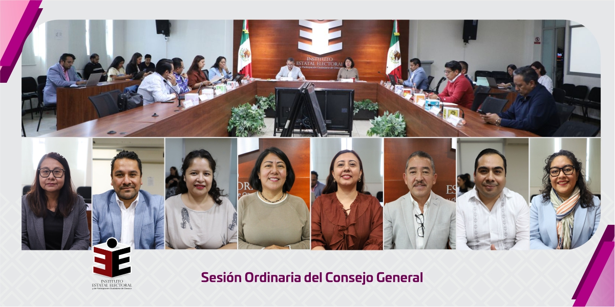 Consejo General del IEEPCO celebra Sesión Ordinaria