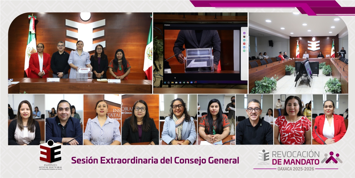 IEEPCO define por sorteo el orden de intervención en los Foros de Discusión de la Revocación de Mandato