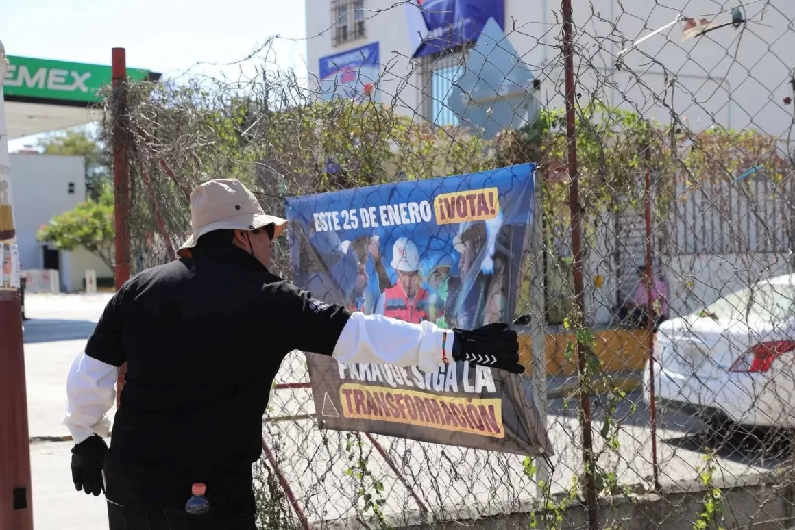 IEEPCO retira propaganda indebida para garantizar equidad en el proceso de Revocación de Mandato