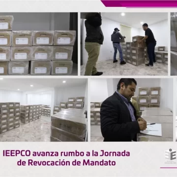 IEEPCO avanza rumbo a la Jornada de Revocación de Mandato