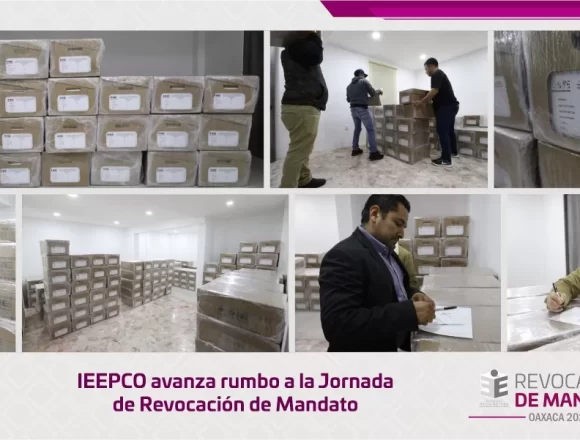 IEEPCO avanza rumbo a la Jornada de Revocación de Mandato