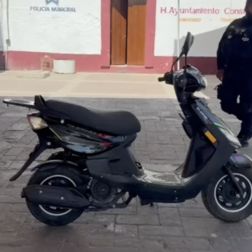 RECUPERAN OTRA MOTOCICLETA EN SANTA LUCÍA DEL CAMINO