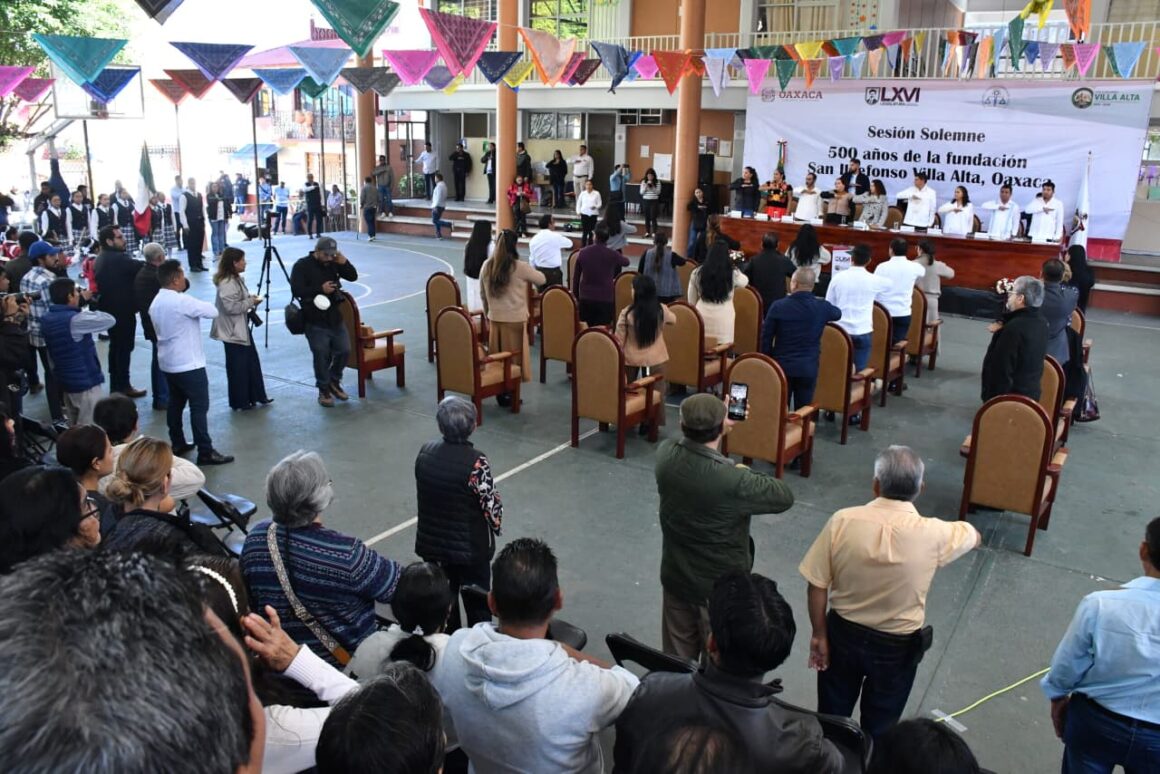 Congreso de Oaxaca realiza Sesión Solemne por conmemoración del 500 aniversario de la fundación del municipio de San Ildefonso Villa Alta