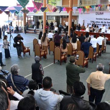 Congreso de Oaxaca realiza Sesión Solemne por conmemoración del 500 aniversario de la fundación del municipio de San Ildefonso Villa Alta