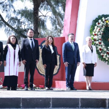 Poder Legislativo participa en ceremonia cívica por el CXCV aniversario luctuoso de Vicente Guerrero