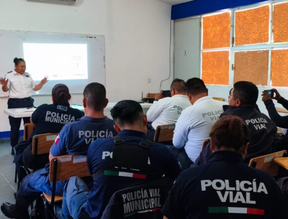 Refuerza Policía Vial Estatal profesionalización de corporaciones municipales en Zona Metropolitana de Oaxaca