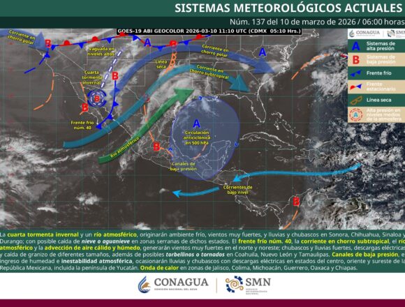 Pronostican calor extremo y periodos de bochorno en el Istmo, Costa y Sierra Sur