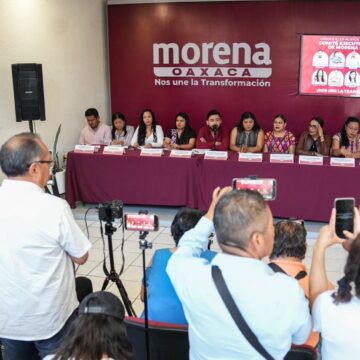 Morena Oaxaca respalda reforma electoral de la Presidenta Sheinbaum; anuncia campaña informativa para contrarrestar desinformación.