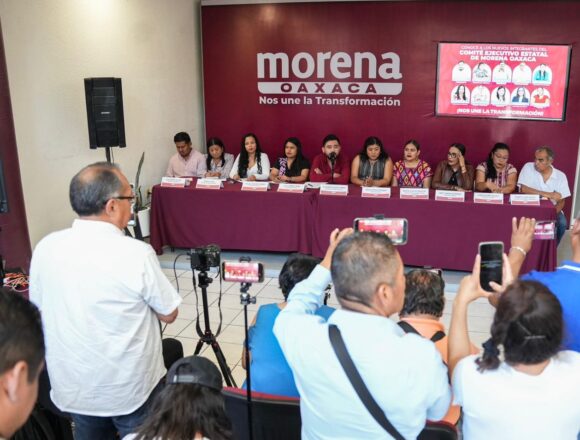Morena Oaxaca respalda reforma electoral de la Presidenta Sheinbaum; anuncia campaña informativa para contrarrestar desinformación.
