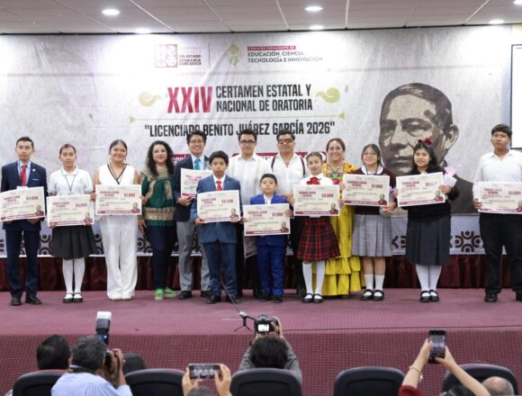 Concluye Poder Legislativo fase estatal del Certamen de Oratoria “Licenciado Benito Juárez García 2026”