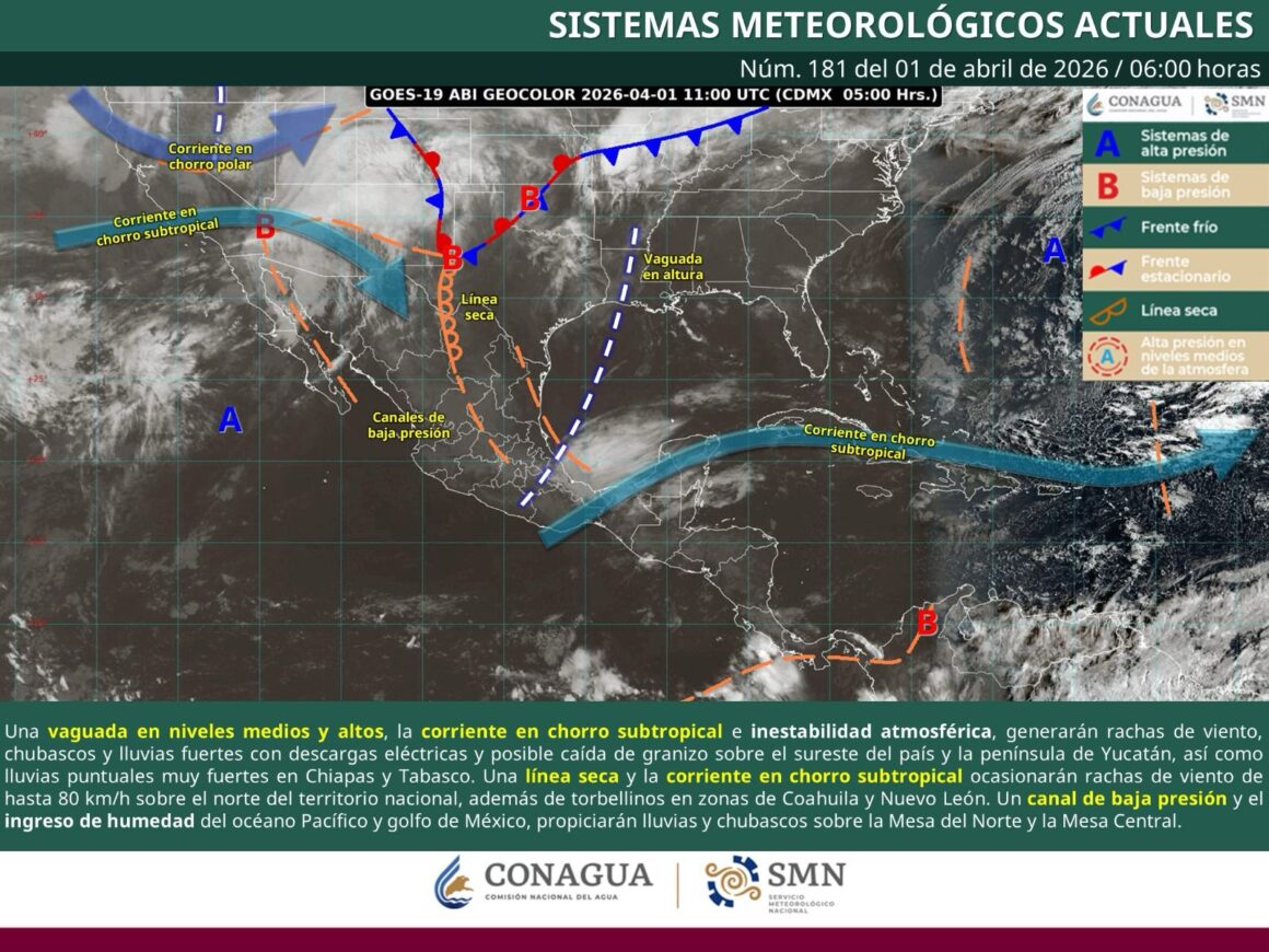 WhatsApp Image 2026-04-01 at 08.19.07 Se esperan tormentas, rachas fuertes de viento y posible caída de granizo en Oaxaca