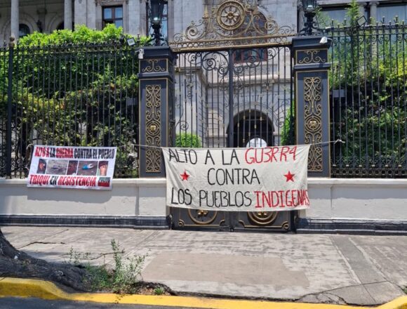 MULTI protesta para exigir liberación de Macario García