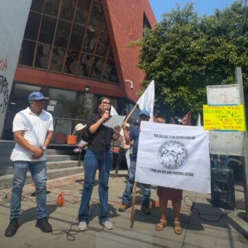 Protestan familiares de víctimas de San Mateo del Mar frente al Consejo de la Judicatura; denuncian complicidad judicial