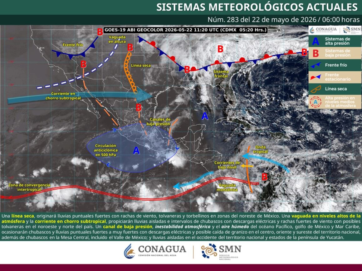 IMG-20260522-WA0010.jpg Para este viernes persistirán lluvias y ambiente caluroso en Oaxaca: Protección Civil