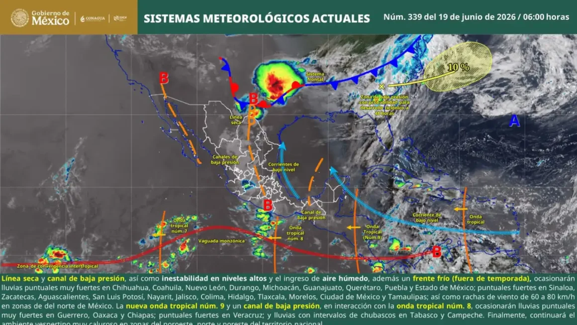 Para este fin de semana aumentará potencial de lluvias en Oaxaca: Protección Civil