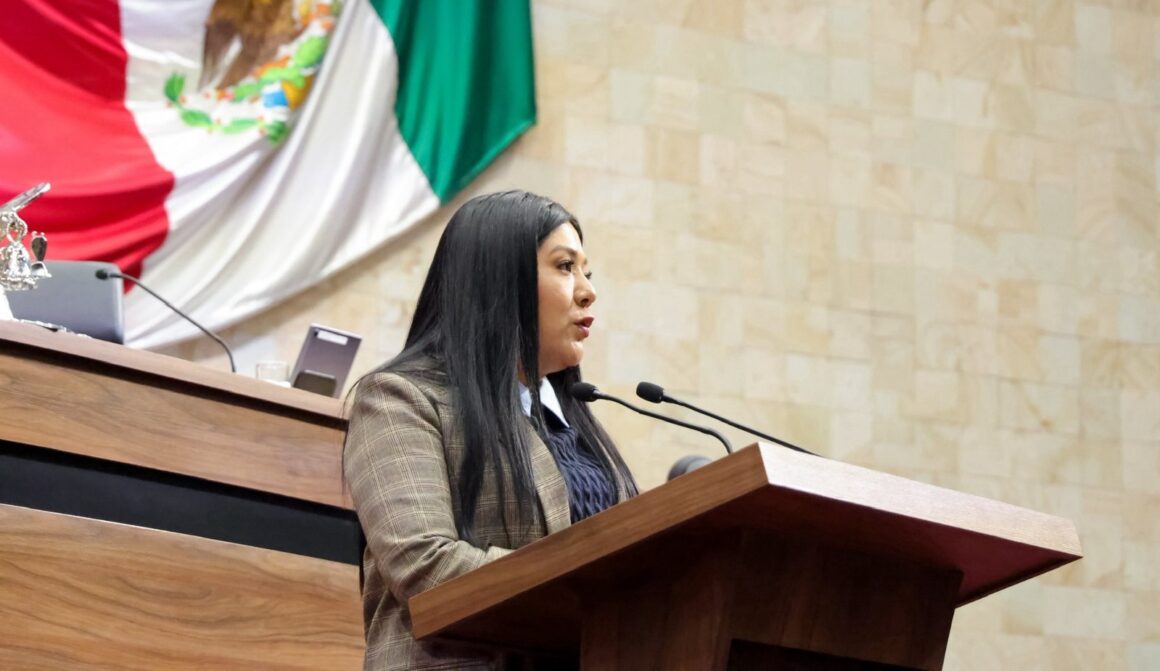 Presenta diputada Tania Caballero reforma a la Constitución de Oaxaca para blindar procesos electorales ante intervención extranjera
