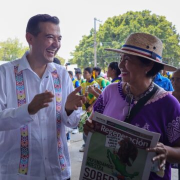 Lleva Luis Alfonso Silva Romo la defensa de la soberanía a la Cuenca del Papaloapan, corazón piñero de Oaxaca