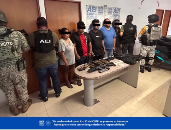 Desarticula FGEO banda dedicada al secuestro y extorsión en el Istmo de Tehuantepec; hay cinco detenidos