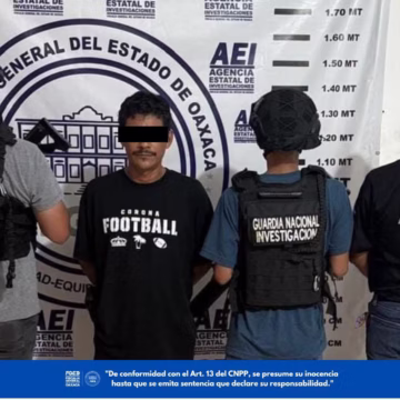 Resultados del operativo de seguridad interinstitucional en la Costa, detienen a persona por homicidio de consejera en Pinotepa Nacional: Fiscalía de Oaxaca