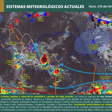 IMG-20260709-WA0002 Interacción de ondas tropicales favorecerá lluvias fuertes en el estado