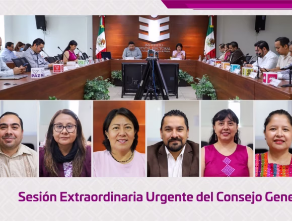 IEEPCO aprueba acuerdos en cumplimiento de sentencias del Tribunal Electoral de Oaxaca
