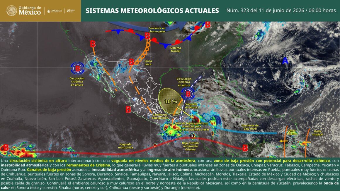 Untitled-1-6 Remanentes de humedad de Cristina favorecerán lluvias en Oaxaca