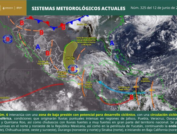 Untitled-1-7 Se mantendrán condiciones para lluvias y tormentas vespertinas en territorio oaxaqueño