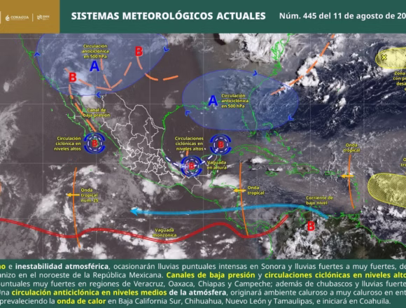 Pronostica CEPCyGR estabilidad atmosférica en Oaxaca