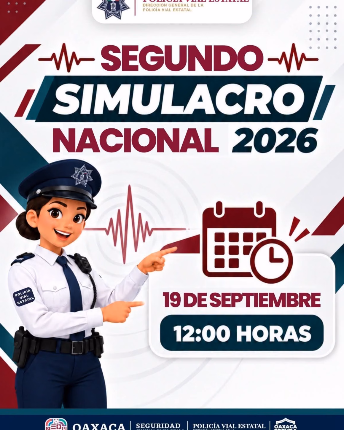 FB_IMG_1789764355635 Policía Vial reforzará operativo durante el Segundo Simulacro Nacional 2026 en Oaxaca