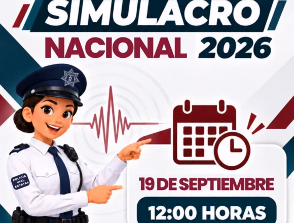 Policía Vial reforzará operativo durante el Segundo Simulacro Nacional 2026 en Oaxaca