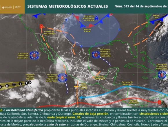 Prevén lluvias, niebla y fuertes rachas de viento en Oaxaca