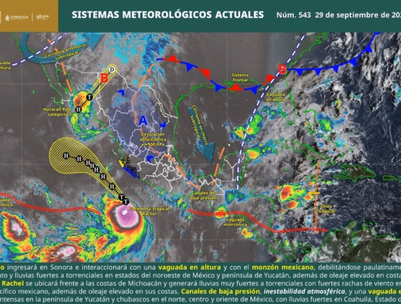 IMG-20260929-WA0013 Tormenta Tropical “Rachel” mantendrá lluvias fuertes y oleaje elevado en Oaxaca