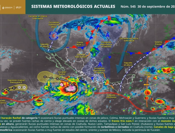 IMG-20260930-WA0004 Persistirán lluvias moderadas y nieblas densas en Oaxaca