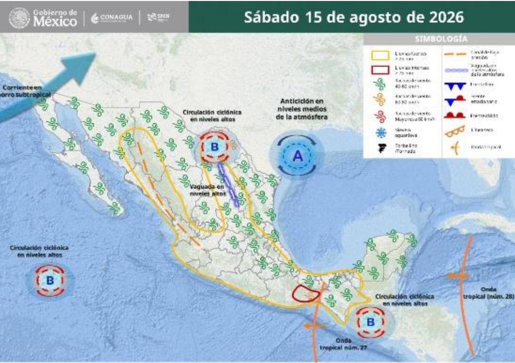clima-11 Se pronostican lluvias aisladas y ambiente caluroso para este día en distintos puntos de Oaxaca