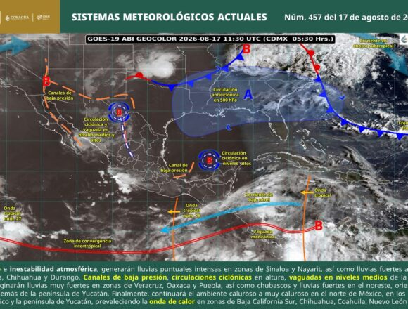 clima-12 Onda tropical 28 favorecerá lluvias en Sierra Sur y Cuenca