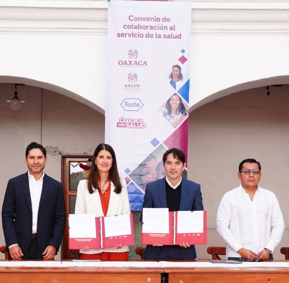 03d5fc18-9bee-4760-ae0f-9766fa282fde Suman SSO y Roche México esfuerzos para fortalecer la atención de salud en comunidades