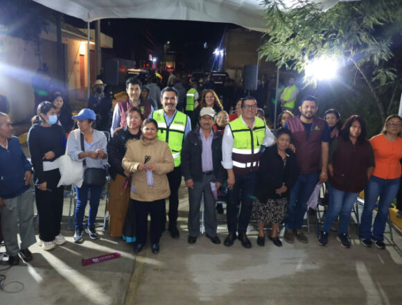 img-QZNud5 San Martín Mexicapam estrena pavimentación; obra beneficia a más de 1,600 habitantes
