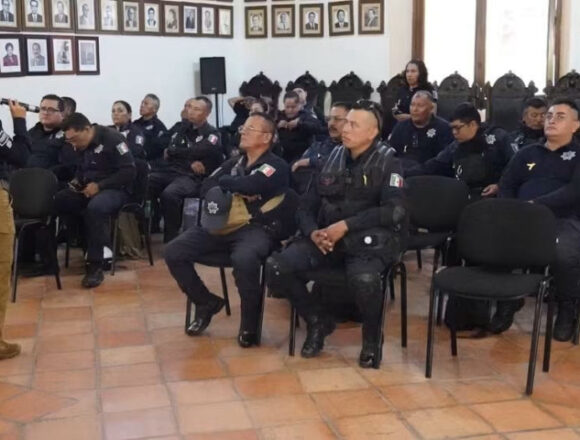Fortalecen capacitación de elementos de la Policía Municipal de Oaxaca de Juárez